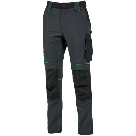 Pantaloni da Lavoro UPower Atom Grigio-Verde S
