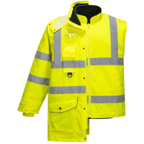 Parka Hi-Vis 7-in-1 Giallo XL (1/5)