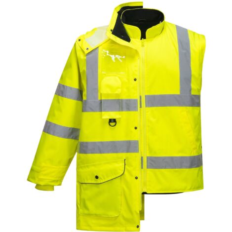 Parka Hi-Vis 7-in-1 Giallo S (1/5)