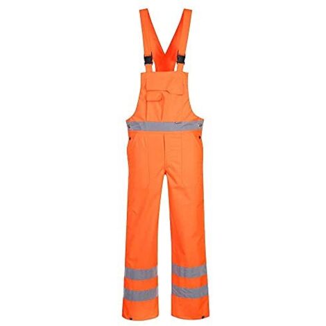 Salopette Alta Visibilita' Sfoderata Arancione Arancio 2XL (1/2)