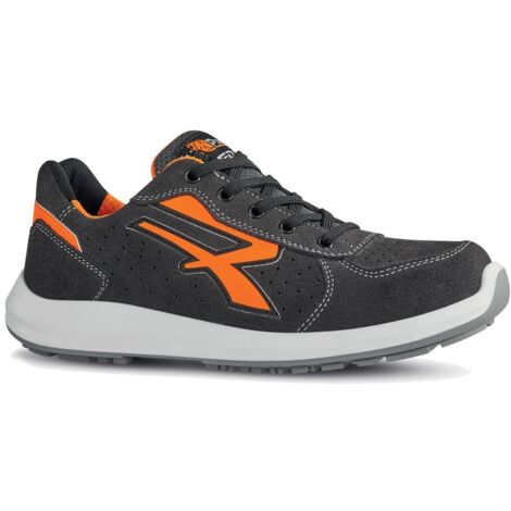 Scarpe Antinfortunistiche U Power Sirio S1p Grigio/Arancione 45 (1/5)