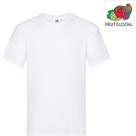 T-shirt fruit of the loom m/corta bianca, misura m - Fruit Of The Loom