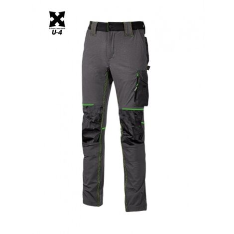 Pantaloni da Lavoro UPower Atom Grigio-Verde XS
