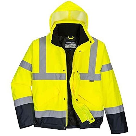 Bomber Alta Visibilità Bicolore Giallo/Navy  Portwest S266 Giallo-Navy M