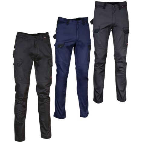 Pantaloni Da Lavoro Cofra Barcellona Uomo - Cotone, Multitasche, Con Anello Portamartello - Foto 5