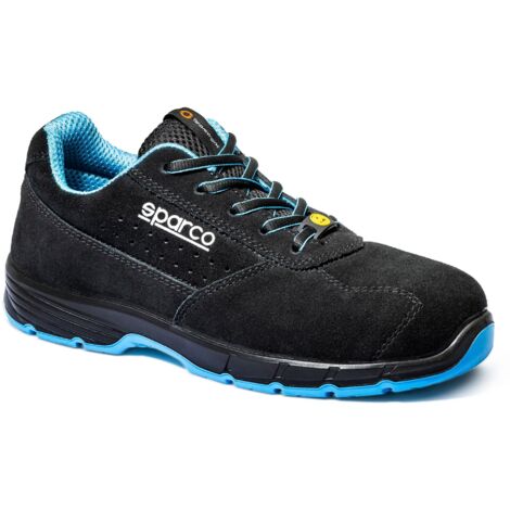 Scarpe Antinfortunistiche Sparco Horizon Moreno S1PS Nero/Azzurro 35