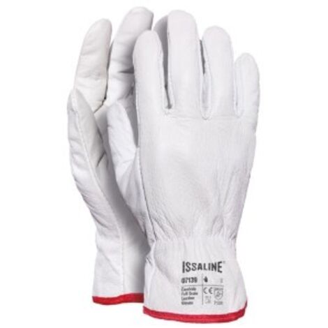Guanti in pelle fiore da lavoro Industrial Starter 07139 bianchi - 10 (XL) - Bianco