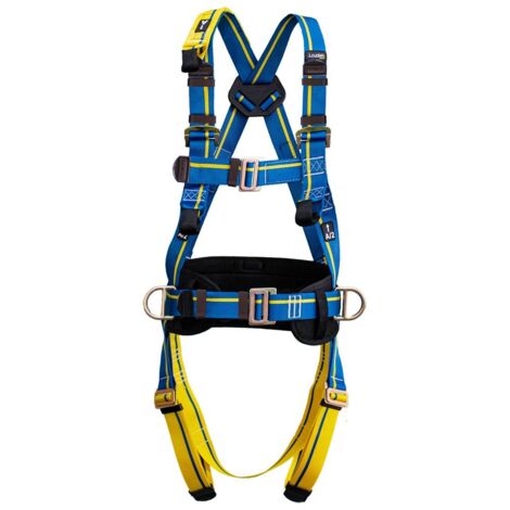 Imbracatura anticaduta Irudek Light Plus 4 - S/M - Blu/Giallo
