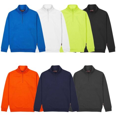 Felpa Zip Corta Yellow Fluo S Tautra Upower