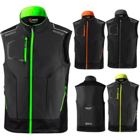 Gilet Tecnico da Lavoro Sparco Illinois Grigio-Nero S