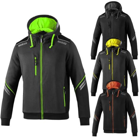 Felpa Tecnica da Lavoro Sparco Colorado Grigio-Verde L