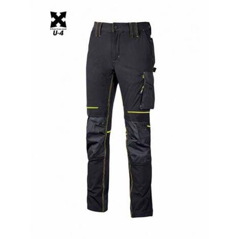 U-Power Atom Pantalone Da Lavoro Slim Fit Idrorepellente Stretch Nero M (1/10)