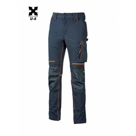 Pantaloni da Lavoro UPower Atom Blue-Arancio S