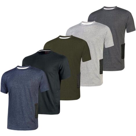 T-Shirt da Lavoro U Power Road Grigio XL