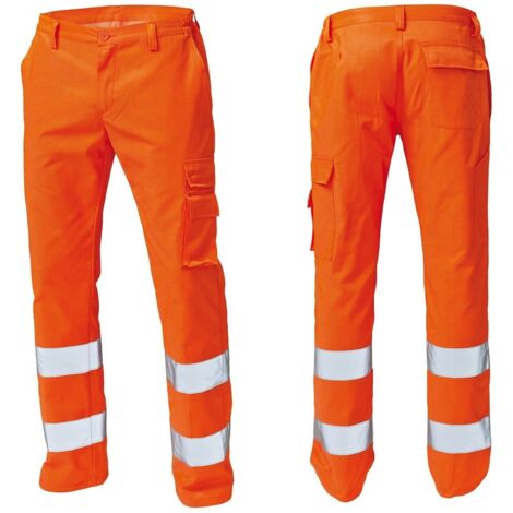 Pantaloni ad Alta Visibilita Siggi Arancioni Arancio L