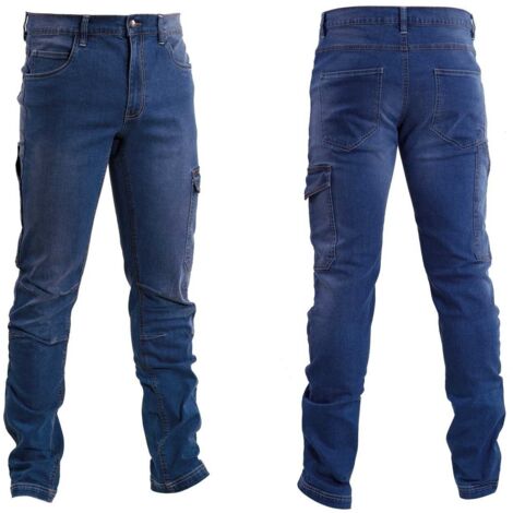 Jeans da lavoro stretch elasticizzato 7 tasche, misura 3xl - P\u0026p Loyal