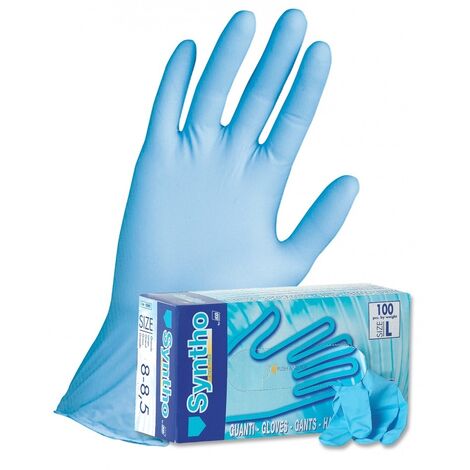 REFLEXX GUANTI IN NITRILE BLU TG.S 100PZ