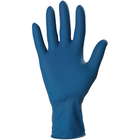 Linea Premium EHRP/XL Guanto Latex, Blu Hi Risks, Powderfree,