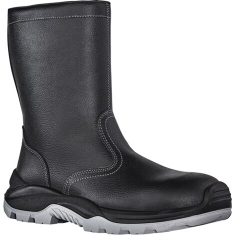 Grafters M9508 Stivali Antinfortunistici Uomo In Pelle, Impermeabili Con Lacci, Puntale E Intersuola In Acciaio, Taglia 46 EU, Norma S3 SRC WP