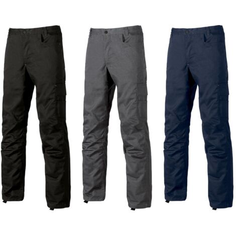 Pantaloni Da Lavoro U Power Slim Fit Bravo Top Grigio Grigio XL (1/4)
