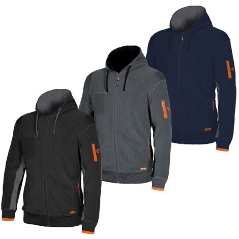 Micropile con Cerniera e Cappuccio Ortigara Nero XL