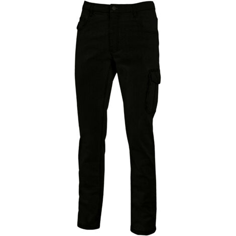 Jeans Da Lavoro Elasticizzato U Power Jam Slim Fit Nero XL