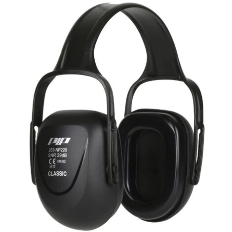 Cuffie da Lavoro Antirumore Professionali SNR 29 Db Nero Unica