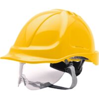 Portwest PW55YER Casco Endurance con Visiera, Giallo