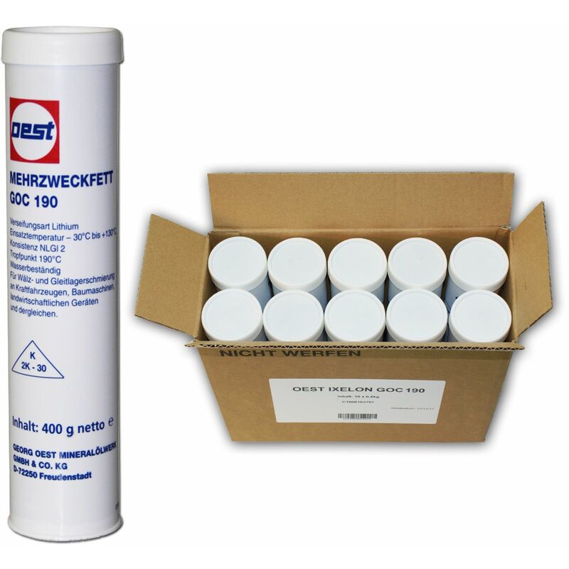 Lithium Spray Lithiumfett Fett Wälzlagerfett 12 X 400 ml Schmierfett  Fettspray