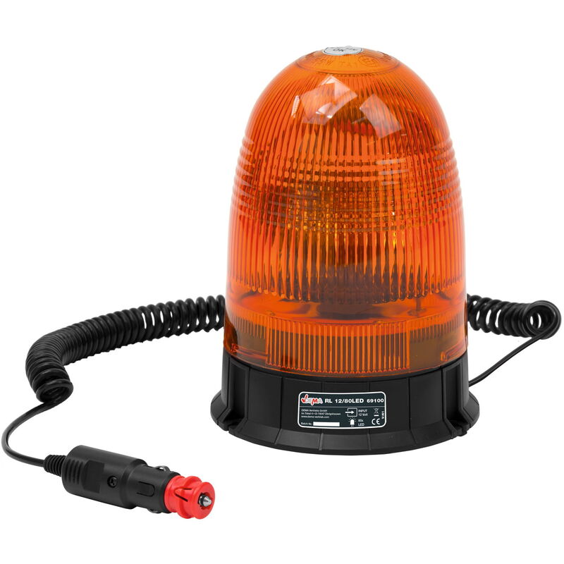12-80V LED Rundumleuchte Magnet Warnleuchte Blitzleuchte Rundumkennleuchte  Gelb