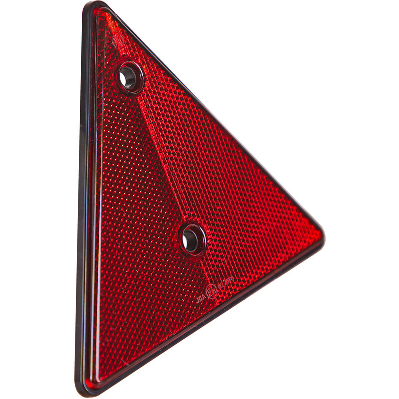 4 x Rückstrahler Dreieck rot Katzenauge Anhänger LKW Reflektor
