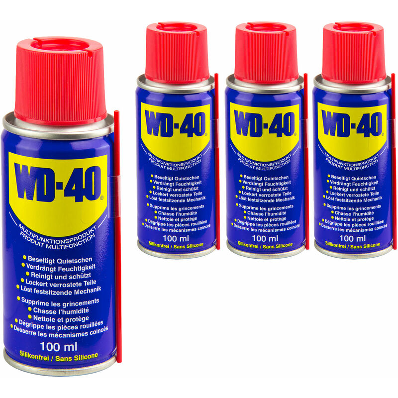 WD40 Vielzweckspray Multifunktions Spray 400ml 4x100ml Rostlöser  Reinigungsspray