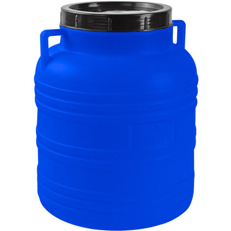 Maischefass Weithalsfass Blau PE Gärfass Mostfass Weinfass 30 60 120 220 Liter (1/2)
