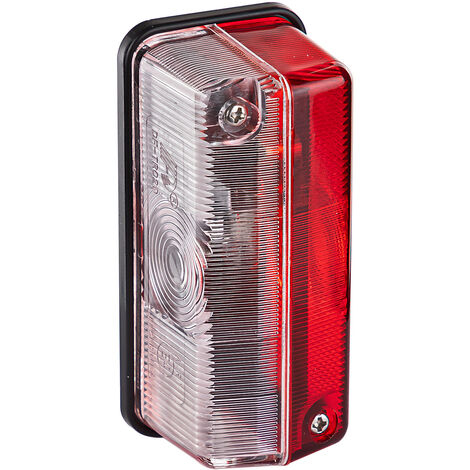 PKW Anhänger Begrenzungsleuchte Positionsleuchte Leuchte 12 V / 4 W rot / weiß