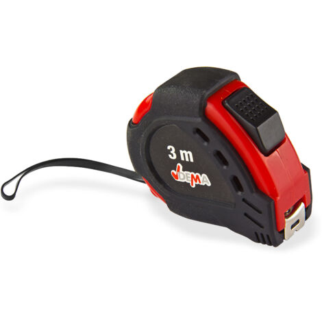 Maßband Bandmaß Rollmaßband 3 m Self-Locking Rollenmaßband Messband mit Magnet