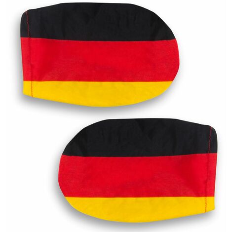 Autospiegel-Überzug Deutschland Auto Fahne Fußball WM Fanartikel 2er Set