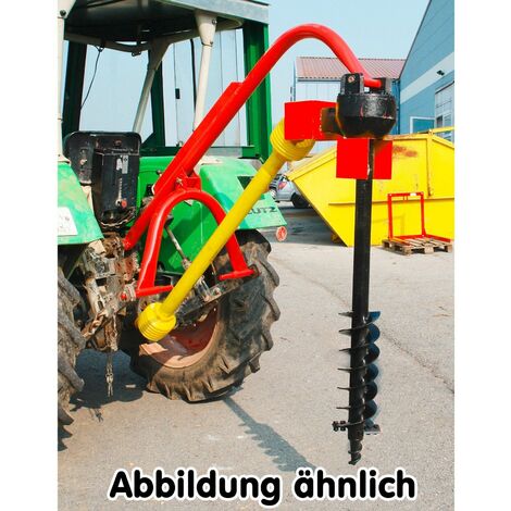 Zapfwellen Erdbohrer Pfahlbohrer Erdlochbohrer Zaunbohrer 220 mm Kat 1  Traktor
