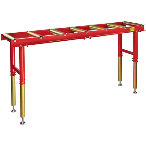 Rollenbahn 195x45x63cm Rollbahn Rollenband 2m Rollband Rollentisch RB 205/800