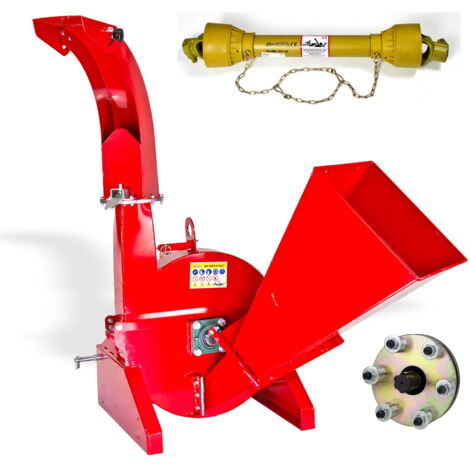 Zapfwellenhäcksler SET Holzhäcksler WS5 mit Zapfwelle und Rutschkupplung