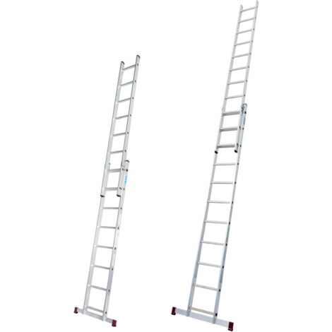 Krause Corda Aluminium-Schiebeleiter 2x11 Sprossen 2-teilig