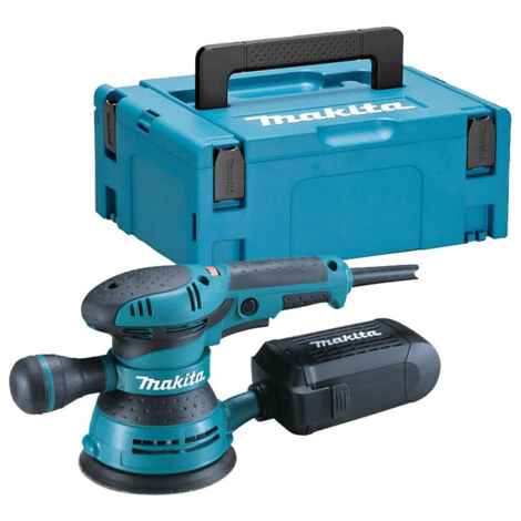 MAKITA 300W Exzenterschleifer Ø125 MM + 1 Schleifmittel im Koffer MAK-PAC - BO5041J