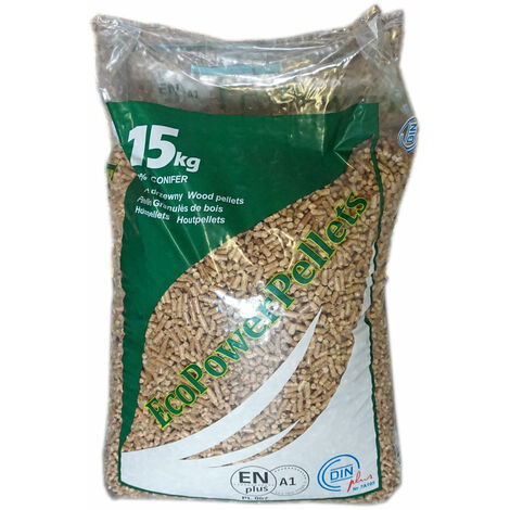 Holzpellets 15kg Sack Pellets für Pellet-Ofen Heizung