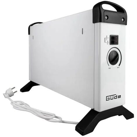 Güde Konvektionsheizgerät 2000 Watt - Leise Zusatzheizung Mit 3 Stufen