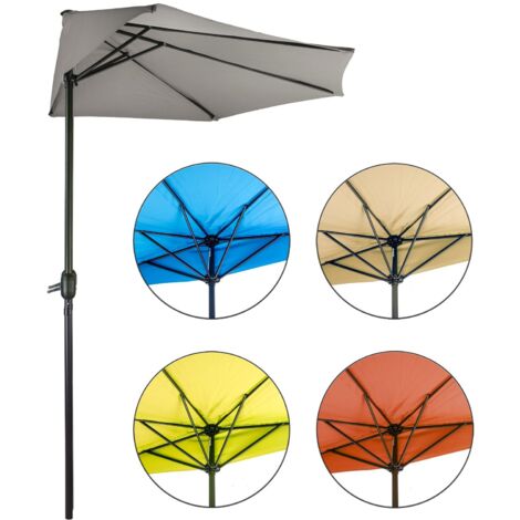 Sonnenschirm halbrund La Spezia Halbschirm Balkonschirm Terrasse - Farbwahl