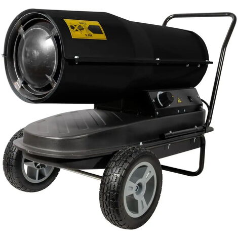 Diesel-Heizkanone 30 KW – Mobiler Bauheizer Mit 38 L Tank & Digitaler Temperaturanzeige