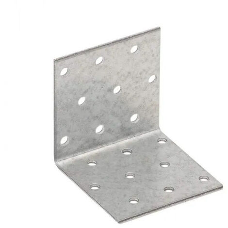 Winkelverbinder 60x60x60x2.0 mm Lochplattenwinkel Metallwinkel