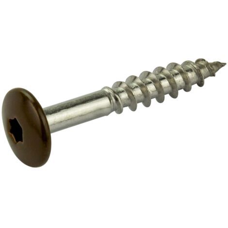 Fassadenschrauben 5,5x35 mm Edelstahl Bauschrauben 100 Stk.
