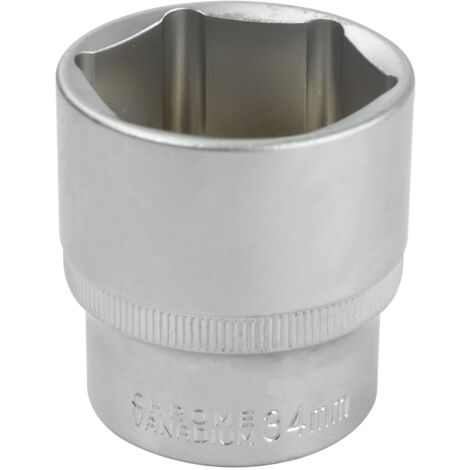 Stecknuss Sechskant 1/2" 34mm kurz (1/3)