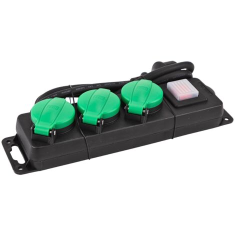 Brennenstuhl Outdoor-Steckdosenleiste 3-fach IP44 Schwarz