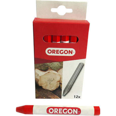Oregon 12 Stück Signierkreide Rot